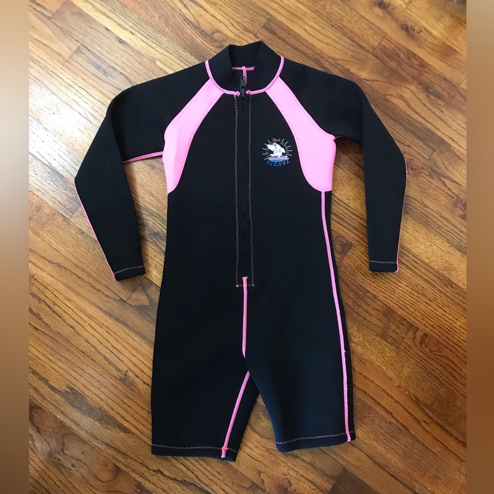 Girls Realon Wetsuit Best Flexel Swimming Kayaking Surfing Thermal Swimsuit Rash
